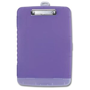 Officemate Slim Clipboard Storage Box, Purple (83305) (1 Clipboard)