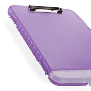 Officemate Slim Clipboard Storage Box, Purple (83305) (1 Clipboard)