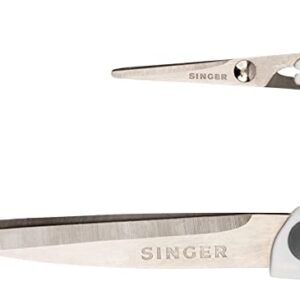 SINGER 07175 Sewing and Detail Scissors Set with Comfort Grip,White,pink