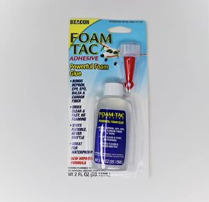 beacon foam tac adhesive foam glue 2 ounce carded