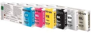 euv-wh roland eco-uv version 2 ink 220cc cart white