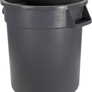 Carlisle FoodService Products 34101023 Bronco Round Waste Container Only, 10 Gallon, Gray