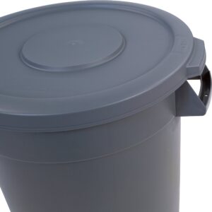 Carlisle FoodService Products 34101023 Bronco Round Waste Container Only, 10 Gallon, Gray