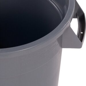 Carlisle FoodService Products 34101023 Bronco Round Waste Container Only, 10 Gallon, Gray