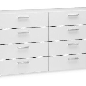 Tvilum Austin 8-Drawer Dresser, White