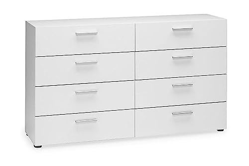 Tvilum Austin 8-Drawer Dresser, White