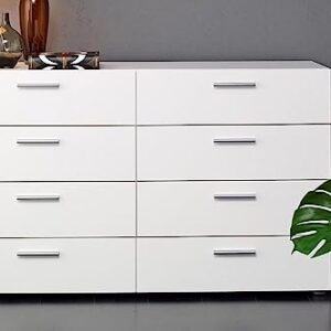 Tvilum Austin 8-Drawer Dresser, White