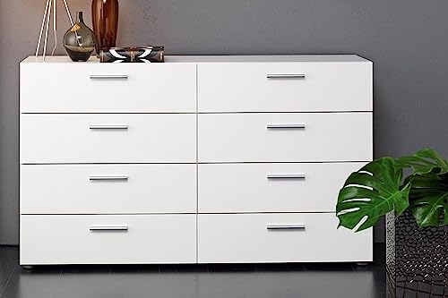 Tvilum Austin 8-Drawer Dresser, White