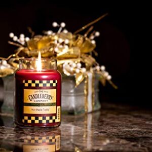 Candleberry Candles | Strong Fragrances for Home | Hand Poured in The USA | Highly Scented & Long Lasting | Large Jar 26 oz (Hot Maple Toddy)