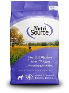 tuffy's pet food nutrisource 1.5-pound chicken and rice formula breed dry puppy food, small/medium