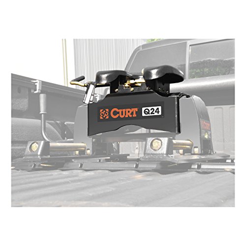 CURT 16545 Q24 5th Wheel Hitch Head Only, Legs or Roller Required, 24,000 lbs