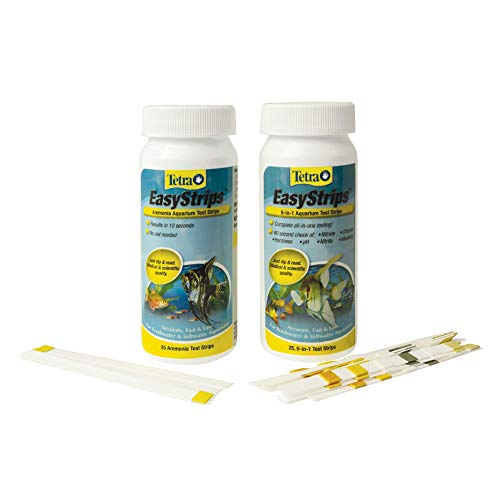 Tetra EasyStrips Complete Kit 25, 6 in1 Testing Strips and 25 Ammonia Testing Strips