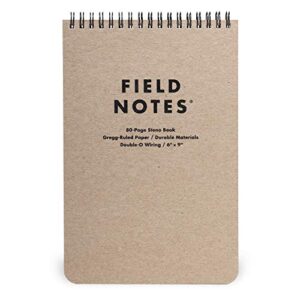 field notes - steno pad, 80 pages - 6" x 9"
