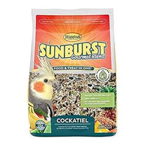 higgins sunburst gourmet cockatiel food 3lb