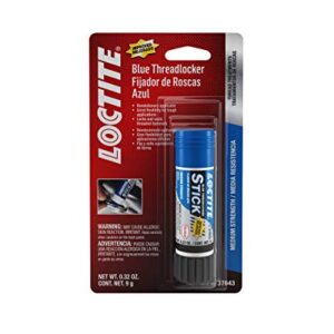LOCTITE 248 Blue Threadlocker Glue Stick: All-Purpose, Medium-Strength, Anaerobic, No Drip, General Purpose, Works on all Metals | Blue, 9 Gram Wax Stick (PN: 37643-506166)