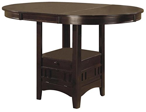 Coaster Counter Height Dining Table Extension Leaf, Dark Cappuccino Finish