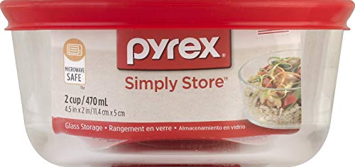 Pyrex 1069619 Round Storage Container With Lid 1 Unit