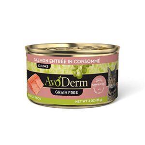 avoderm natural wild by nature salmon in salmon consomme wet cat food 3oz