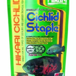 Hikari 2-Ounce Cichlid Staple Floating Pellets for Pets, Medium