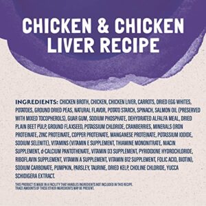 Natural Balance Platefulls Indoor Chicken & Chicken Liver Cat Food in Gravy | Premium Grain-Free Wet Food for Indoor Cats | 3-oz. Pouch (Pack of 24)