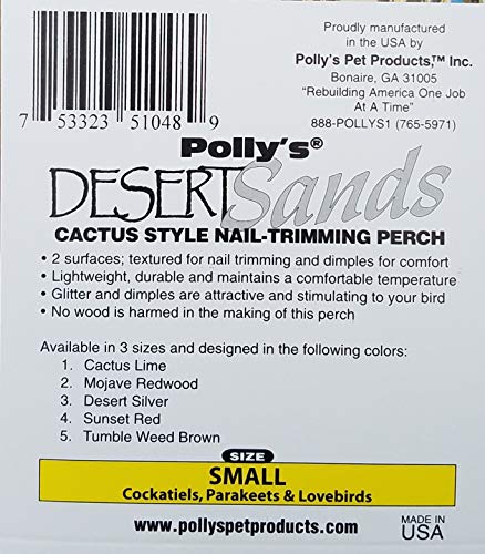 Polly's Desert Sands Bird Perch, Small