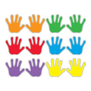 trend enterprises handprints classic accents® variety pack, pack of 36 (t-10930)
