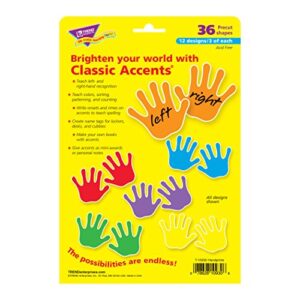 Trend Enterprises Handprints Classic Accents® Variety Pack, Pack of 36 (T-10930)