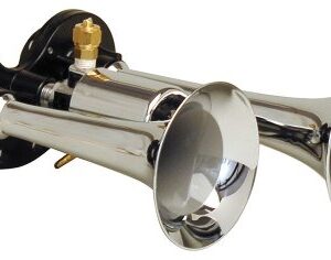 Kleinn Air Horns 99 Dual Air Horn - Chrome-Plated Zinc Alloy