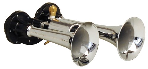 Kleinn Air Horns 99 Dual Air Horn - Chrome-Plated Zinc Alloy