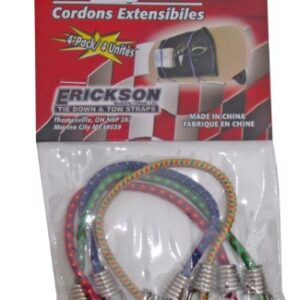 Erickson 06699 4 mm x 10" Mini Bungey Cord, (Pack of 4)