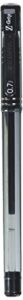 zebra z-grip stick gel pen, 0.7mm, black, 12 pack (42510)