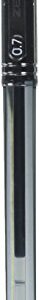 Zebra Z-Grip Stick Gel Pen, 0.7mm, Black, 12 Pack (42510)