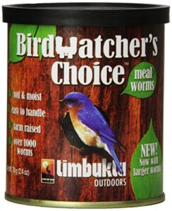 birdwatcher's choice: small meal worms, 70 g / 2.5 oz