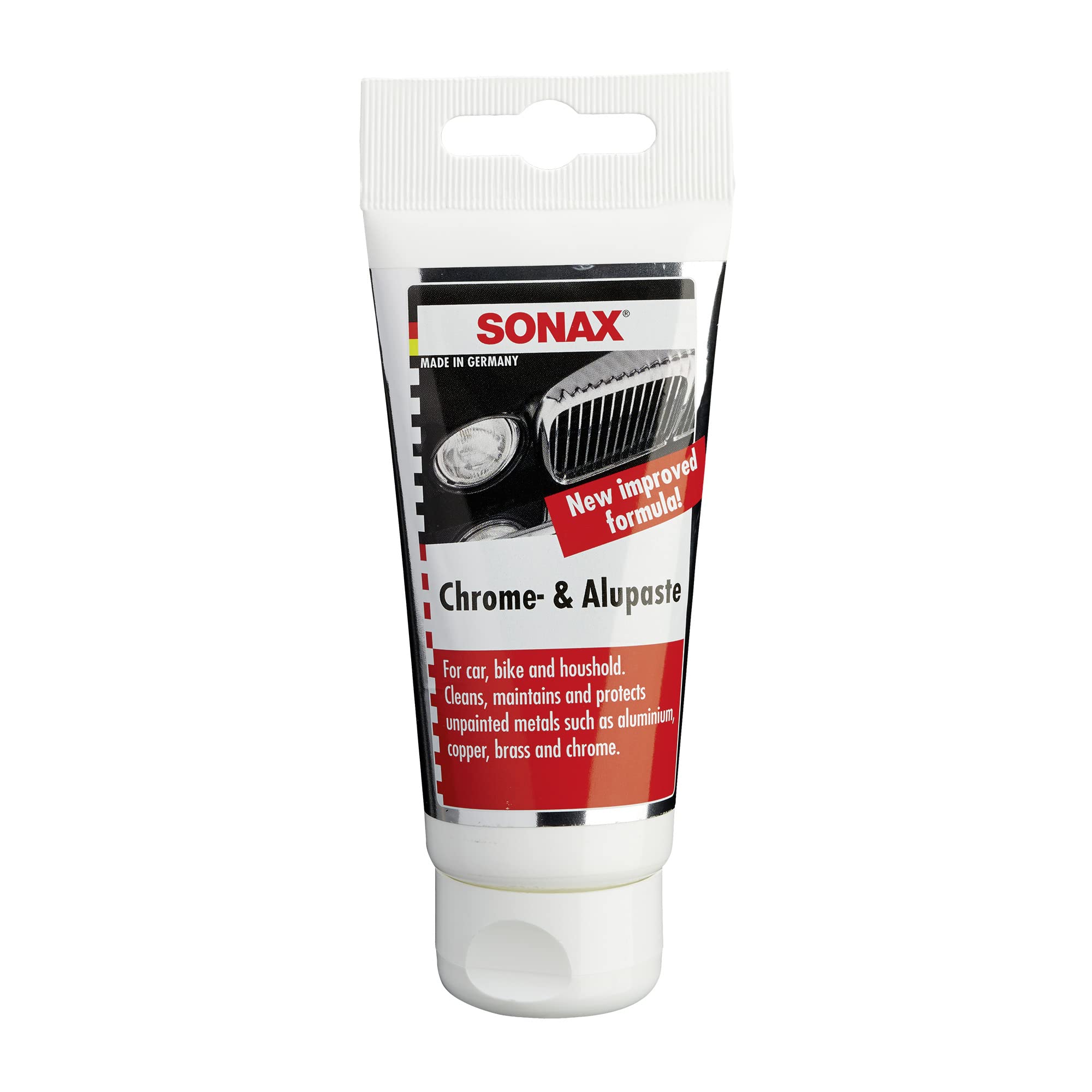 Sonax (308000) Chrome & Aluminum Paste - 2.5 oz.