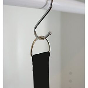 New- Flip Flop and Sandal Hanger by Boottique - Black Velvet Ribbon with Metal Hooks