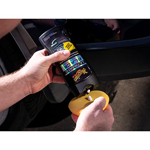 Meguiar's Ultimate Black Plastic Restorer - Restores Black Plastic & Faded Trim Pieces While Adding Durability & UV Protection - 12 Oz