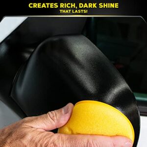 Meguiar's Ultimate Black Plastic Restorer - Restores Black Plastic & Faded Trim Pieces While Adding Durability & UV Protection - 12 Oz