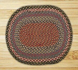 earth rugs rug, 27" x 45", burgundy/blue/gray