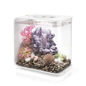 flow 15 aquarium with standard light - 4 gallon, white