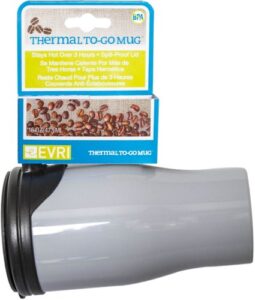 thermal to-go travel mug assorted colors 16oz/ 0.47l - keeps your beverage hot for over 3 hours