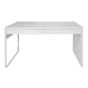 ikea desk, white/