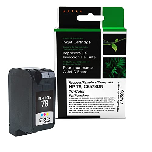 CIG Remanufactured Tri-Color Ink Cartridge (Alternative for HP C6578DN, 78) (450 Yield)