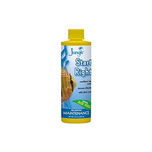 Jungle NL075W Start Right Complete Water Conditioner Liquid, 8-Ounce, 236-ml