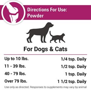 Vet Classics ArthriEase-Gold Hip & Joint Support for Dogs, Cats– Pet Health Supplement Powder – Alleviates Aches, Discomfort – For Flexibility, Healthy Joint Function – Antioxidants – 1 Lb.