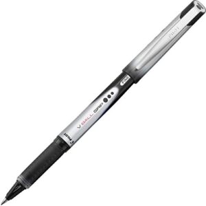 new-pilot 35570 - vball grip roller ball stick pen; liquid ink; black ink; fine, dozen - pil35570