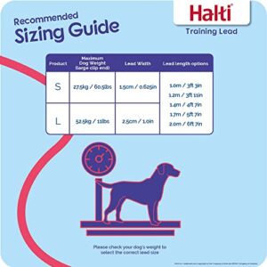 Halti Training Lead For Dogs, Double Ended Dog Training Leash for Halti Head Collar and No Pull Harness, Black Training Leash for Medium Dogs and Large Dogs