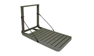 great day load-a-pup hd 14x20in robust safety pet loading platform - for the hunting dog - earth-tone gray powder-coated finish - intended for use in fresh water, lp500hd