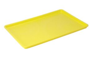 winco plastic tray, 18-inch by 26-inch, yellow