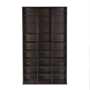 Atlantic Oskar 756 Media Storage Cabinet – Protects & Organizes Prized Music, Movie, Video Games or Memorabilia Collections, PN 38435713 in Espresso