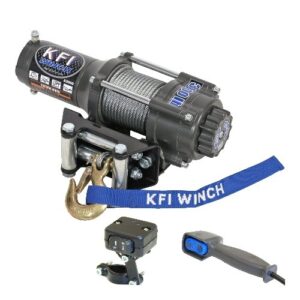 kfi products a3000 atv winch kit - 3000 lbs capacity